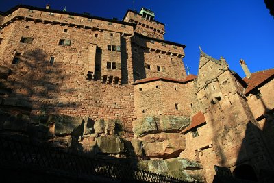 Medieval castles in Alsace.