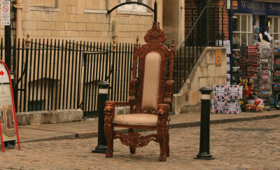 Public seating with style.