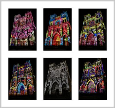 Amiens Cathedral light show