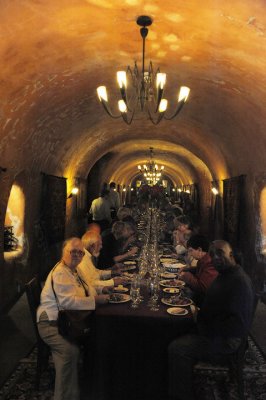 It started innocently enough, guests to infinity awaiting the wine