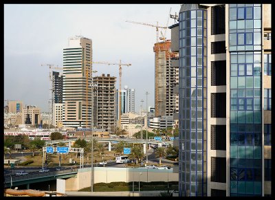 Great building activity in downtown Kuwait City