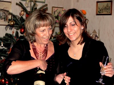 my sister and her daughter