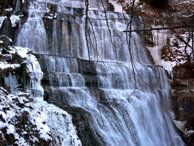 Jura - les cascades du Hrisson.