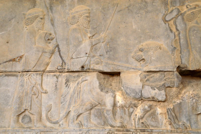 Elamite Delegation, Apadana Staircase, Persepolis - with Levels adjusted