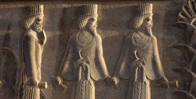 Persian and Median dignitaries, Northern Staircase, Tripylon, Persepolis