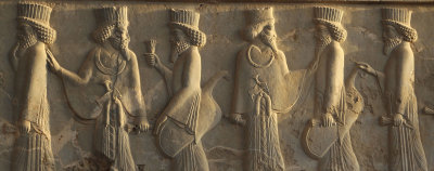 Persian and Median dignitaries, Northern Staircase, Tripylon, Persepolis
