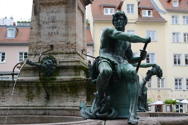 Lindaviabrunnen, Errichtet von Staat und Stadt im Jahre 1884, Lindau