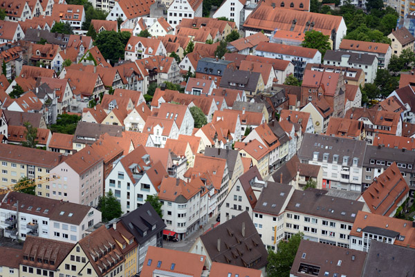Bockgasse from Ulm Minster