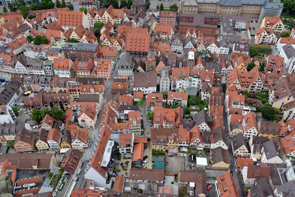 View to the north from Ulm Minster