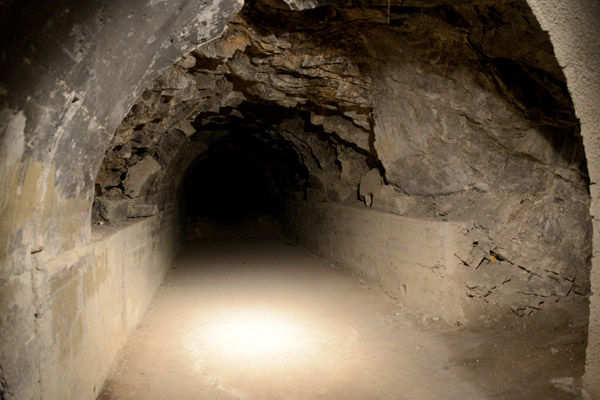 One of the side galleries of the Malinta Tunnel