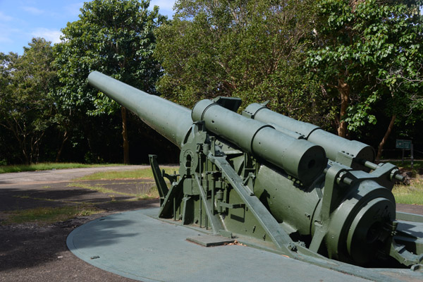 Battery Hearn could shoot a 1000 pound projectile 17 miles