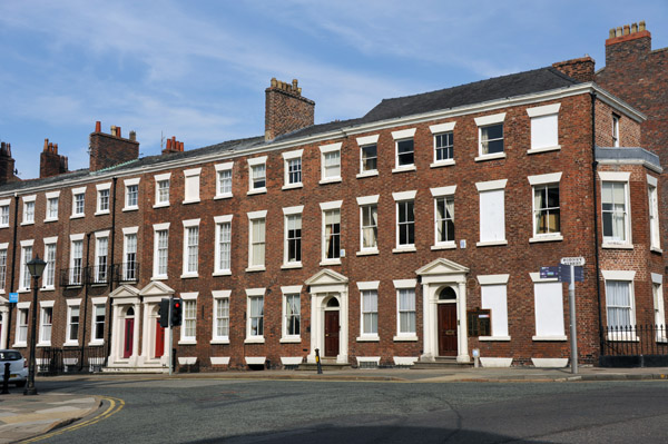 Townhouses along Rodney Street, Liverpool