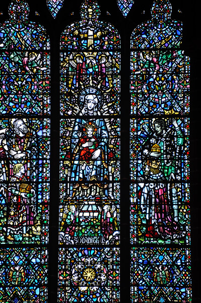 Stained Glass God With Us, Liverpool Cathedral