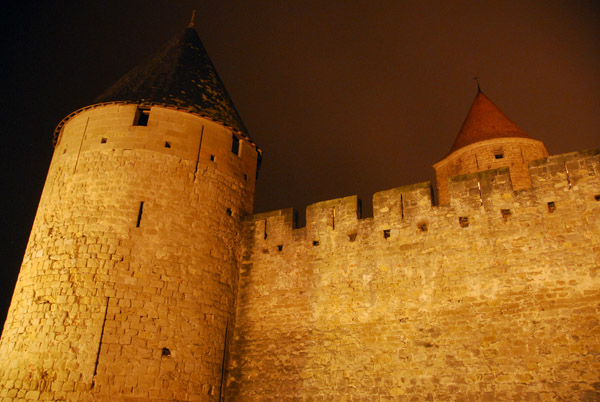 Southeast corner tower of the outer ramparts, Tour du Grand Brulas, Carcassonne