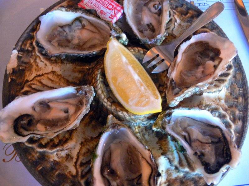 les bonnes huitres de Saint Vaast