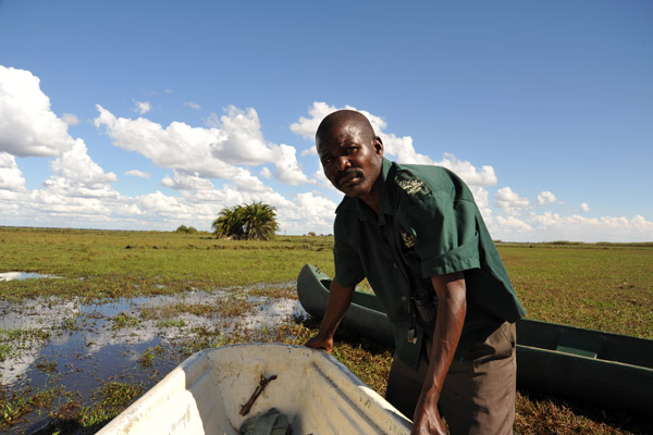 Guide from the Kasanka Trust which operates Shoebill Island Camp
