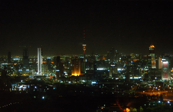 View of Kuwait City from the Observation Sphere