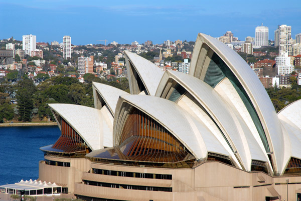 Sydney Opera House from Sydney Harbour Bridge