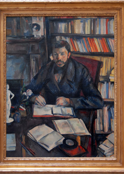 Portrait of Gusteave Geffroy (1855-1926) by Paul Cézanne, 1895-96