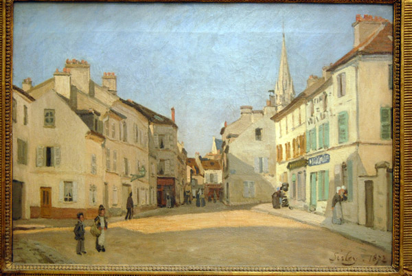 Rue de la Chaussée à Argenteuil by Alfred Sisley, 1872
