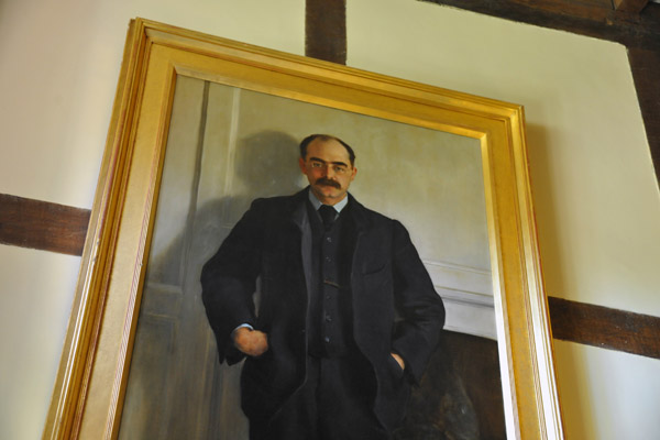 Famous English writer, Rudyard Kipling (1865-1936)