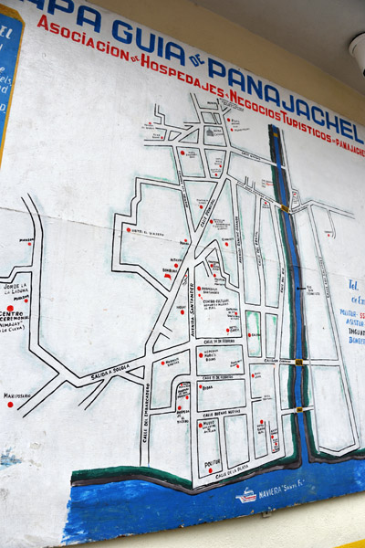 Map of Panajachel, Guatemala