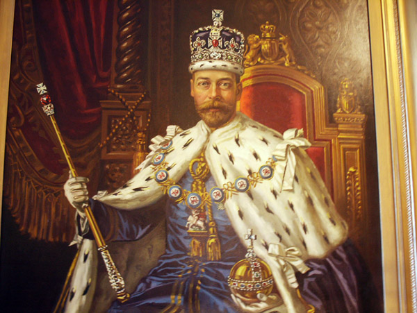 Portrait of George V, Alberta Legislature