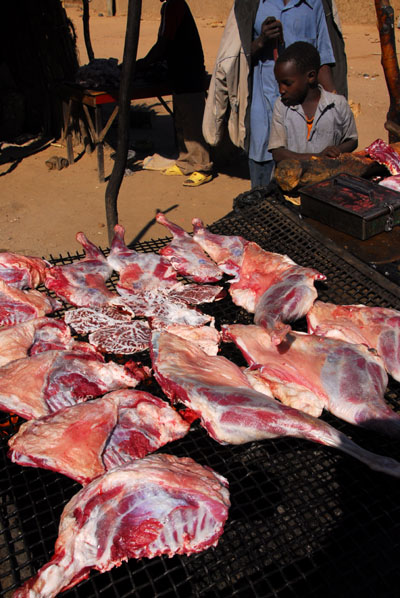Meat on a grill, Ayorou