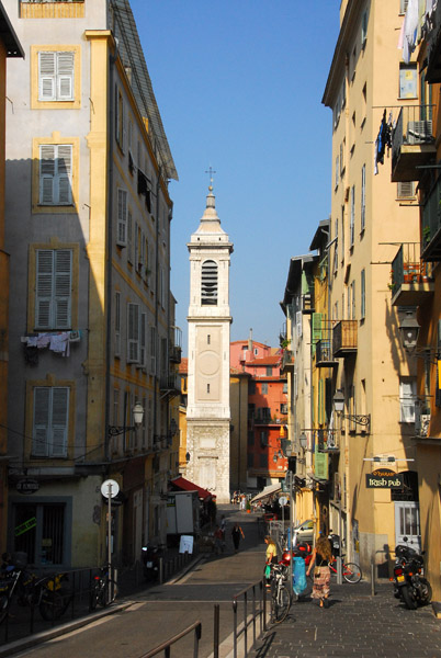 Rue Rossetti at Rue Droit, Nice - Vieux Carré