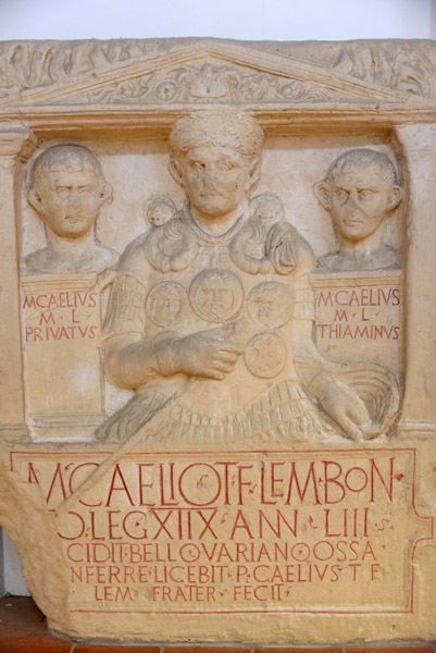 Grave Stone of Centurion Marcus Caelius, Saalburg Museum