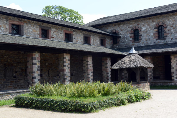 The Roman Fort at Saalburg was enlarged ca 135 AD under Emperor Hadrian