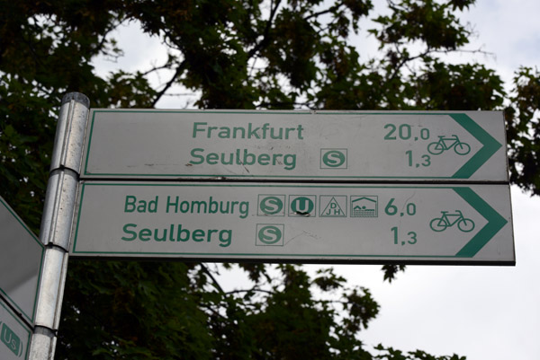 Cycling from Saalburg back to Frankfurt via Bad Homburg