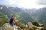 Max enjoying the alpine views, Groglockner Hochalpenstrae