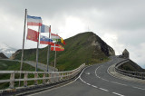 Edelweispitzestrae on the right, Groglockner Hochalpenstrae on the left