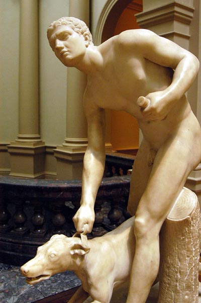 Hunger and Dog, John Gibson, 1838