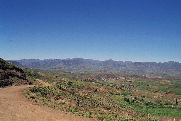 The road to Malealea