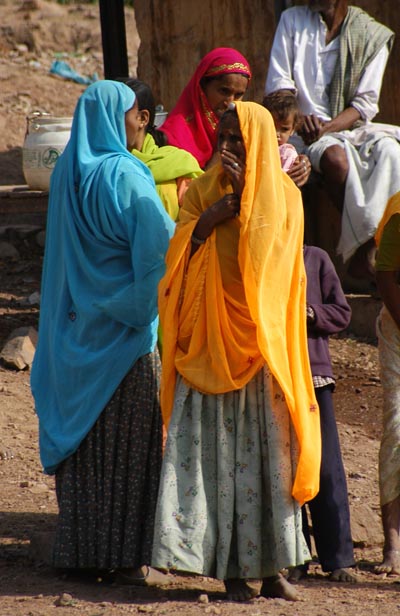 Women are so colorful here