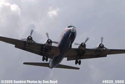 Florida Air Transport DC-6A N70BF cargo aviation stock photo #6520